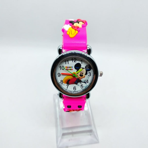 Cartoon Mickey Wach For Children Girls Boys Kids Watches Silicone Quartz Wristwatches Birthday gift students Clock Reloj Mujer