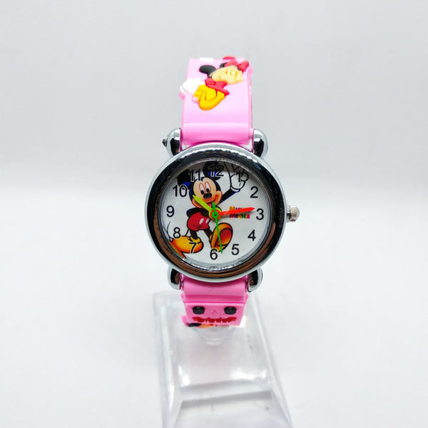 Cartoon Mickey Wach For Children Girls Boys Kids Watches Silicone Quartz Wristwatches Birthday gift students Clock Reloj Mujer