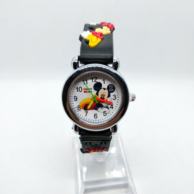 Cartoon Mickey Wach For Children Girls Boys Kids Watches Silicone Quartz Wristwatches Birthday gift students Clock Reloj Mujer