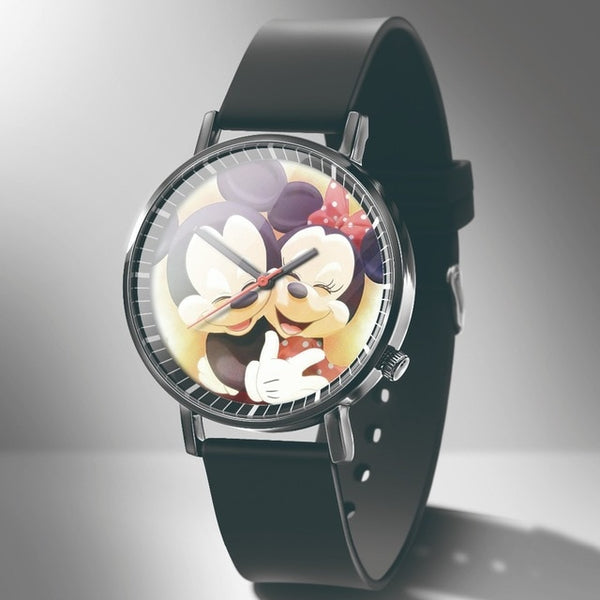 Dropshipping new fashion boys girls watches kids minnie cartoon silicone digital women watch for children christmas gift