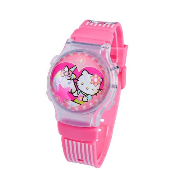 Dropshipping new fashion boys girls watches kids minnie cartoon silicone digital women watch for children christmas gift