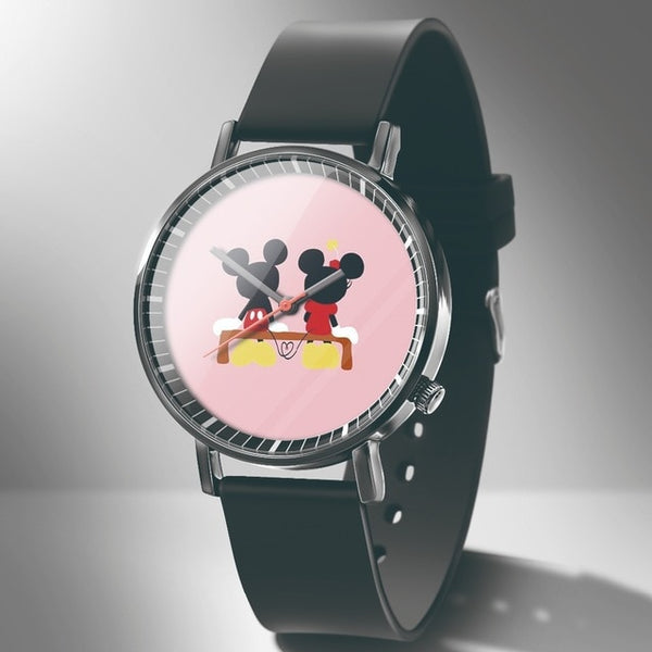 Dropshipping new fashion boys girls watches kids minnie cartoon silicone digital women watch for children christmas gift