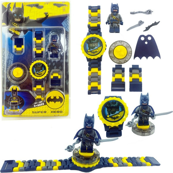 Kids Watch Building Blocks Bricks Toys For Children Watches Compatible LegoINLY NinjagoINLY LegoINGS Duplo LegoINGL MinecraftING