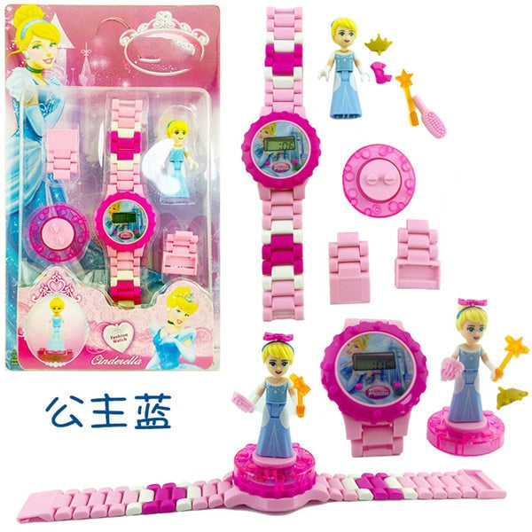 Kids Watch Building Blocks Bricks Toys For Children Watches Compatible LegoINLY NinjagoINLY LegoINGS Duplo LegoINGL MinecraftING