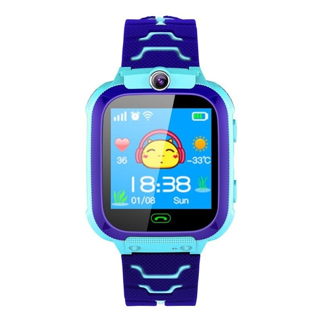 New Children's Smart Waterproof Watch Anti-lost Kid Wristwatch GPS Positioning SOS Function Android IOS