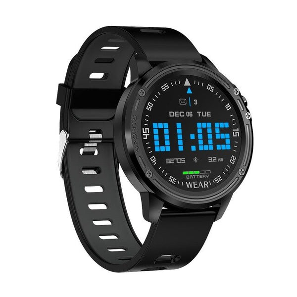 Microwear L8 Full Touch Screen ECG+PPG O2 Monitor IP68 Sports Mode bluetooth Music Control Weather Smart Watch Fitness Men Women