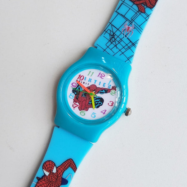 Dropshipping Spiderman Cartoon Baby Watch Kids Watches Children Rubber Quartz Watch Boys Girls Gift Hour Reloj Montre Relogio