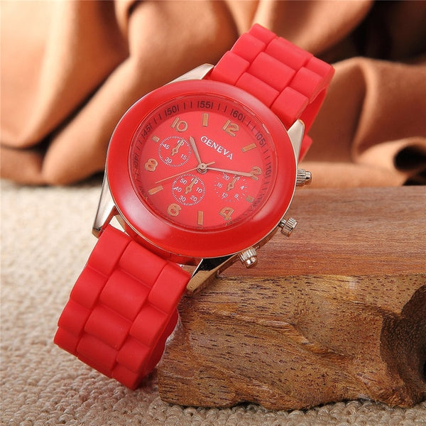 Simple Kids Watches Boys Jelly Color Watches Fashion Girls Students Wristwatches Childrens Watches Casual Clock Silicone Watch