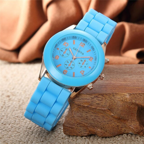 Simple Kids Watches Boys Jelly Color Watches Fashion Girls Students Wristwatches Childrens Watches Casual Clock Silicone Watch