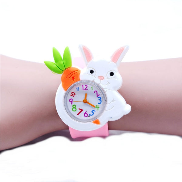 Baby Girl Watch Beautiful Unicorn Watches for Girls Boys Kids Plastic Clock Children Wristwatch Toy