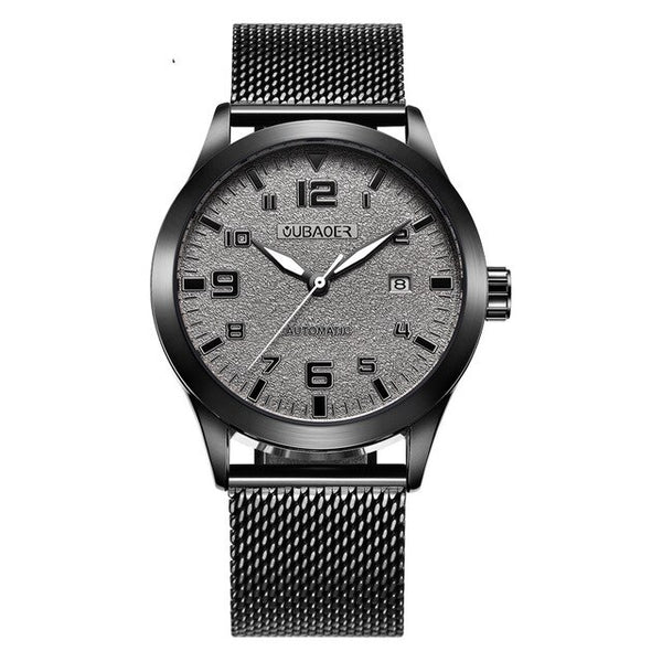 2018 New Men's WristWatch OUBAOER Stainless steel Casual Automatic Mechanical Men Watches Male reloj hombre