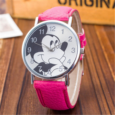 Cartoon Cute Brand Leather Quartz Watch Children Kids Girls Boys Casual Fashion Bracelet Wrist Watch Clock Relogio WristWatch