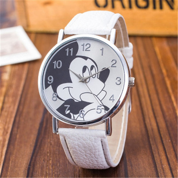 Cartoon Cute Brand Leather Quartz Watch Children Kids Girls Boys Casual Fashion Bracelet Wrist Watch Clock Relogio WristWatch