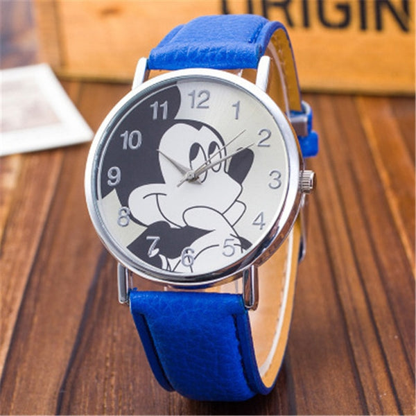 Cartoon Cute Brand Leather Quartz Watch Children Kids Girls Boys Casual Fashion Bracelet Wrist Watch Clock Relogio WristWatch