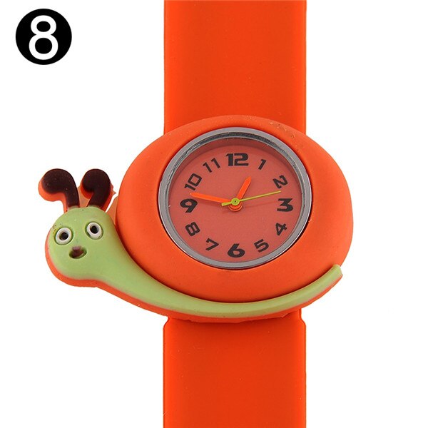 Fashion 3D Cartoon Slap Watch Sports Brand Quartz Wristwatches For Children Baby Gift Kids Student Quartz Watch Clock Relogio