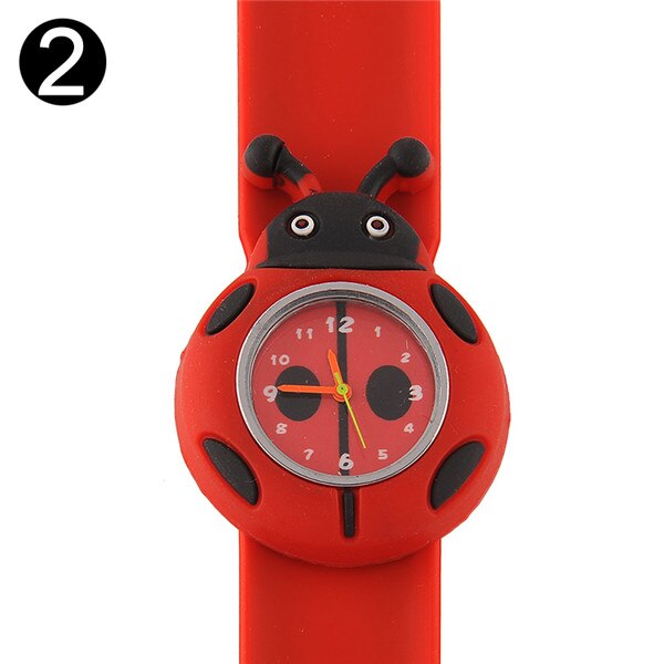 Fashion 3D Cartoon Slap Watch Sports Brand Quartz Wristwatches For Children Baby Gift Kids Student Quartz Watch Clock Relogio