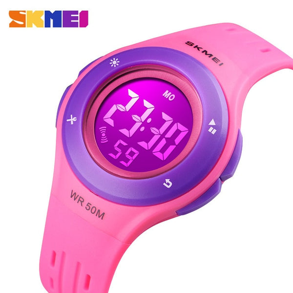 Children Watch Boys Girls LED Digital Sports Watches Plastic Kids Alarm Date Casual Watch Select Gift for kid SKMEI 2018