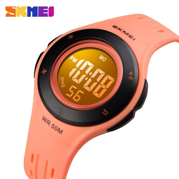 Children Watch Boys Girls LED Digital Sports Watches Plastic Kids Alarm Date Casual Watch Select Gift for kid SKMEI 2018