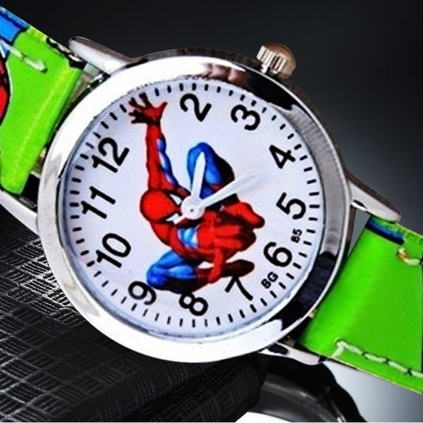 2019 New Spiderman Children Watch For Boys Girls kid baby clock fashion Kids Waterproof Watches Quartz Wristwatch Reloj infantil