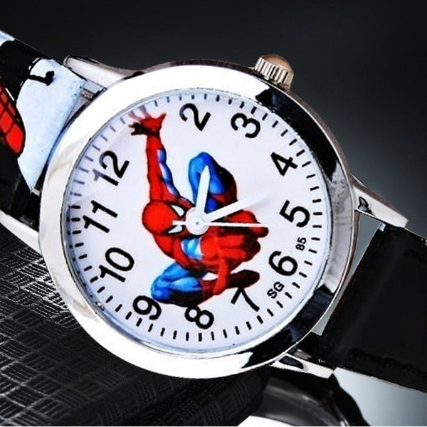 2019 New Spiderman Children Watch For Boys Girls kid baby clock fashion Kids Waterproof Watches Quartz Wristwatch Reloj infantil