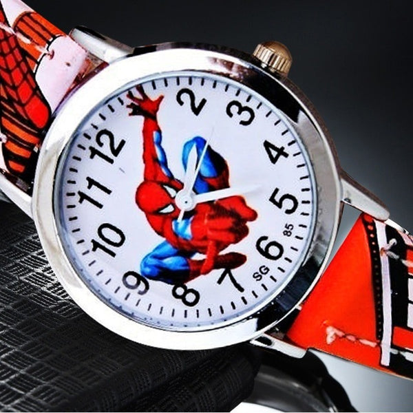 2019 New Spiderman Children Watch For Boys Girls kid baby clock fashion Kids Waterproof Watches Quartz Wristwatch Reloj infantil