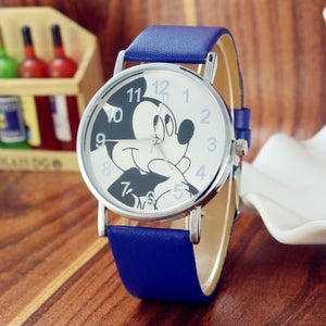 Hot Sales Lovely Mickey Children's Watches Girls Boys Gift Fashion Crystal Dress Children Quartz Wristwatches Kids Watch Clock