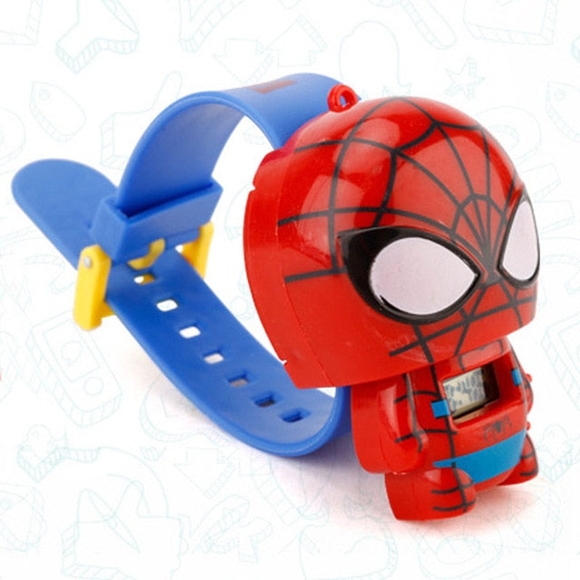 Children Watch Batman Captain America kids watches Nijago Hulkbuster Iron Man Spiderman Toy for Children Watch Girl Boy